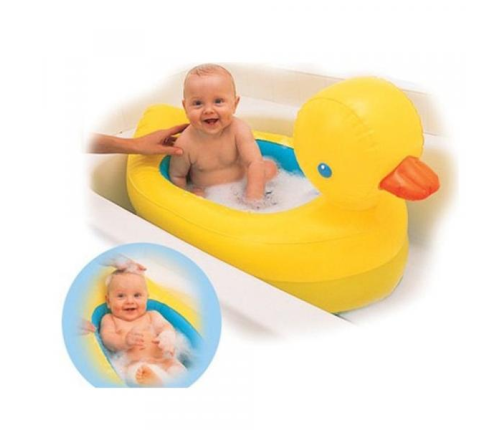 Детская ванночка c технологией White hot Munchkin Inflatable Safety Duck Bath 011054