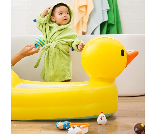 Детская ванночка c технологией White hot Munchkin Inflatable Safety Duck Bath 011054