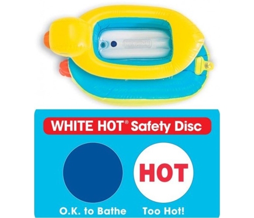 Детская ванночка c технологией White hot Munchkin Inflatable Safety Duck Bath 011054