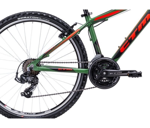 Детский велосипед CTM MTB alloy Terrano 1.0 26 Olive Orange