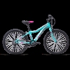 Bērnu velosipēds CTM Rocky 1.0 24" Turquoise