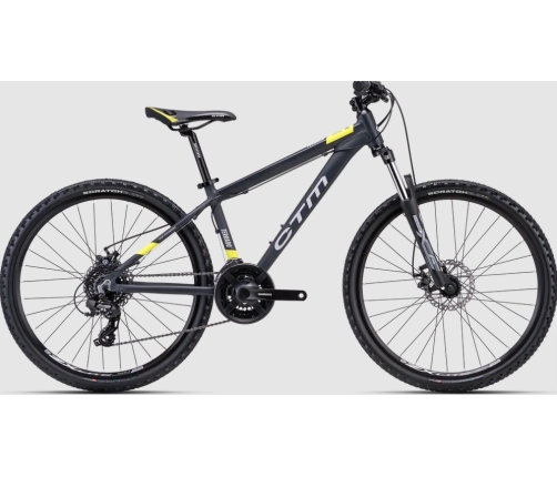 Bērnu velosipēds CTM Terrano MTB 1.0 Black 26