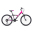 Bērnu velosipēds CTM Willy 2.0 Pink black 24 collas