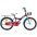 Bērnu velosipēds Monteria Limber Black/Red/Blue 20 collas