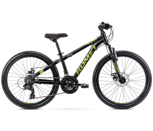 Bērnu velosipēds Romet Dirt Black 24 collas