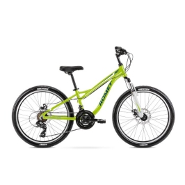 Bērnu velosipēds Romet Rambler Fit Green 24 collas