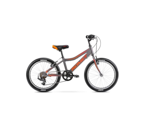 Bērnu velosipēds Romet Rambler KID 1 20 collas Tumši pelēks/oranžs