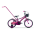 Детский велосипед TABOU MINI LITE Violet/pink 16 collas