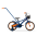 Детский велосипед TABOU ROCKET LITE blue/orange 16 collas