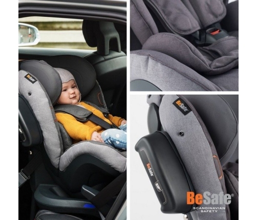 BeSafe iZi Plus X1 Black melange Bērnu Autokrēsls 0-25 kg