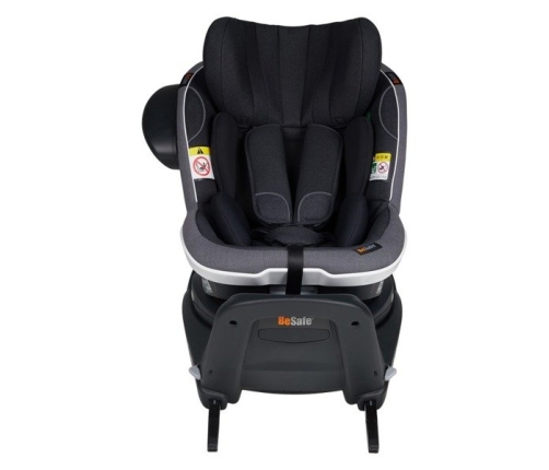 BeSafe iZi Turn i-Size RWF Black melange Bērnu Autokrēsls 0-18 kg