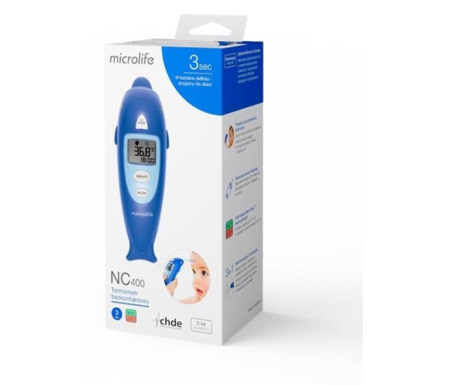 Бесконтактный термометр MICROLIFE NC-400 Blue dolphin