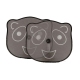 Bike Fun Sunshade Panda Saules aizsargs automašīnā 2 gb