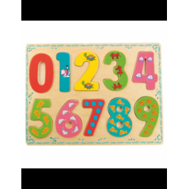 Bino Puzzle Numbers Деревянный пазл Цифры