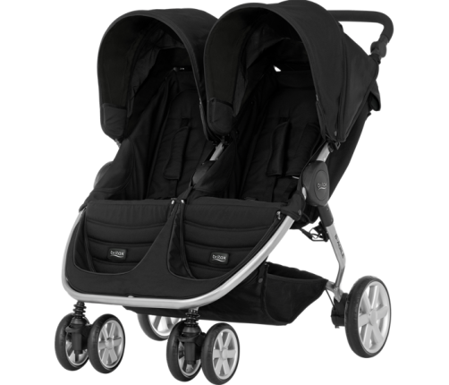 Britax Romer B-Agile Double Cosmos Black Dvīņu Ratiņi