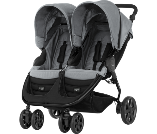 Britax Romer B-Agile Double Steel Grey Коляска для двойняшек