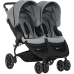 Britax Romer B-Agile Double Steel Grey Dvīņu Ratiņi