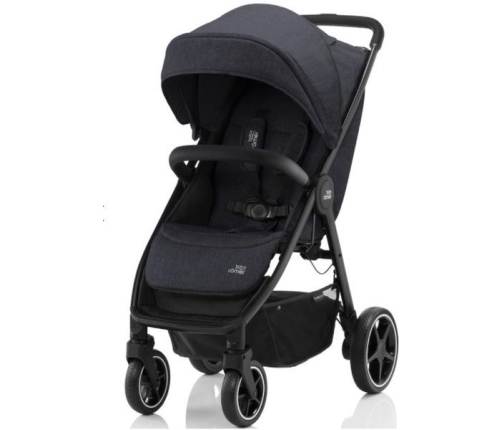 Britax Romer B-Agile R Black Shadow/Black Sporta Ratiņi