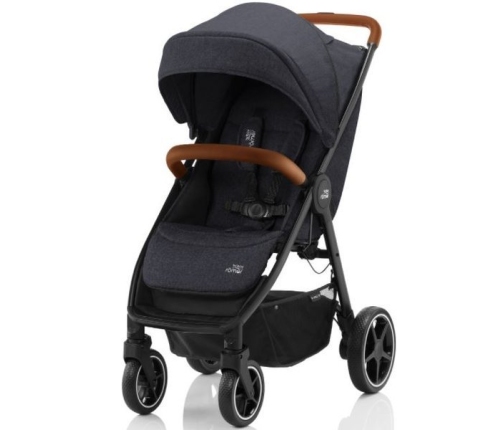 Britax Romer B-Agile R Black Shadow/Brown Прогулочная Коляска