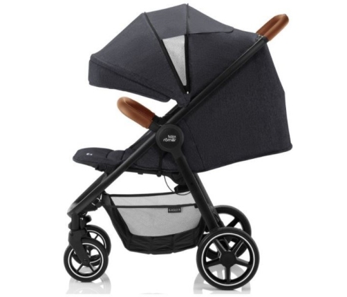 Britax Romer B-Agile R Black Shadow/Brown Sporta Ratiņi