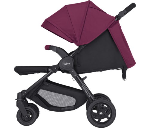 Britax Romer B-Motion 4 Plus Wine Red Sporta Ratiņi