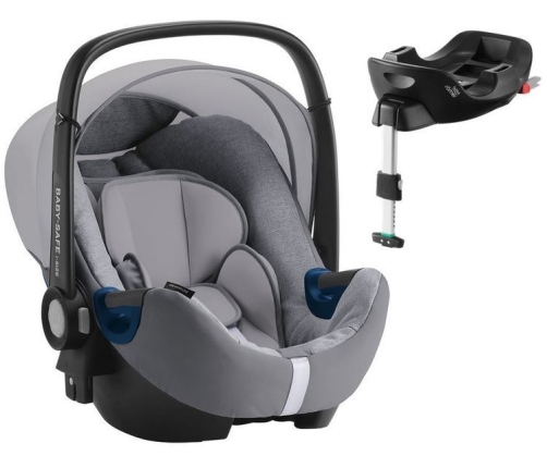 Britax Romer Baby-Safe 2 I-Size Grey marble Детское автокресло 0-13 кг + Flex Isofix  база