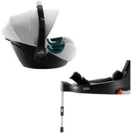 Britax Romer Baby-Safe 3 I-Size Nordic grey Bērnu Autokrēsls 0-13 kg + Flex iSense bāze