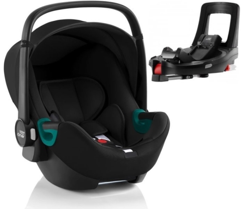 Britax Romer Baby-Safe 3 I-Size Space black Bērnu Autokrēsls 0-13 kg + Flex iSense bāze