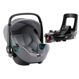 Britax Romer Baby-Safe iSense i-Size Frost grey + Flex iSENSE Base Детское автокресло 0-13 кг