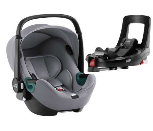 Britax Romer Baby-Safe iSense i-Size Frost grey + Flex iSENSE Base Детское автокресло 0-13 кг