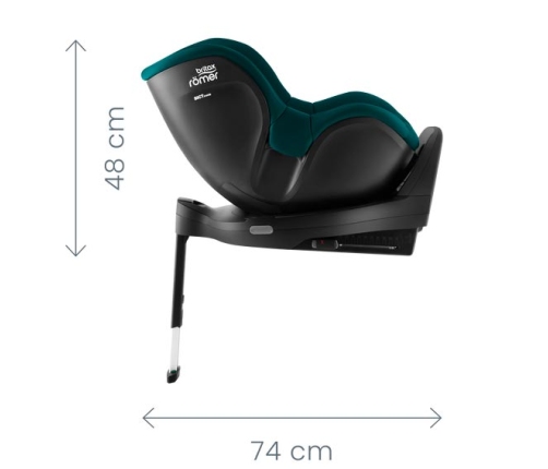 Britax Romer Dualfix Pro M 360 Atlantic Green Bērnu Autokrēsls 0-18 kg + Bāze