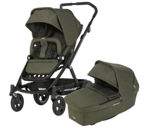 Britax Romer Go Next Olive Melange Bērnu Ratiņi 2in1