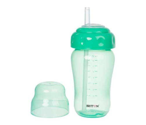 Britton Non Spill Straw Cup krūzīte ar salmiņu 270 ml