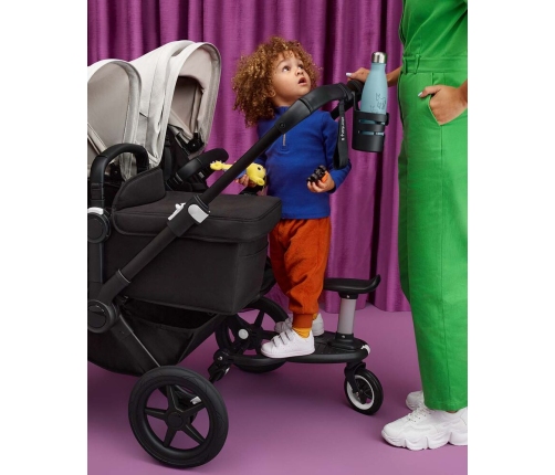 Bugaboo comfort wheeled Board plus Black Ratu kāpslis (pakāpiens)