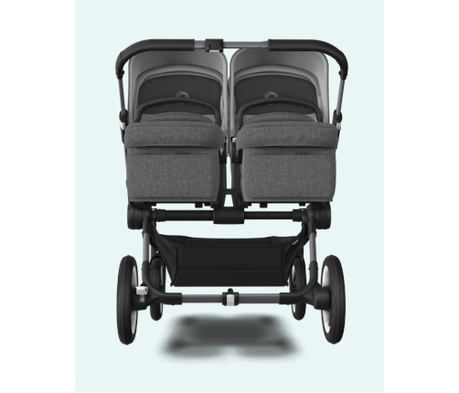 Bugaboo Donkey 5 DUO Blue Stormy Black frame Коляска для погодок Трансформер