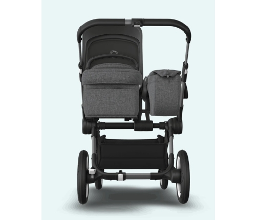 Bugaboo Donkey 5 DUO Blue Stormy Black frame Коляска для погодок Трансформер