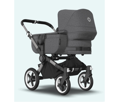 Bugaboo Donkey 5 DUO Blue Stormy Black frame Коляска для погодок Трансформер