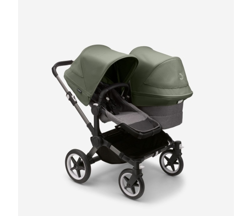 Bugaboo Donkey 5 DUO Forest Green Grey frame Коляска для погодок Трансформер