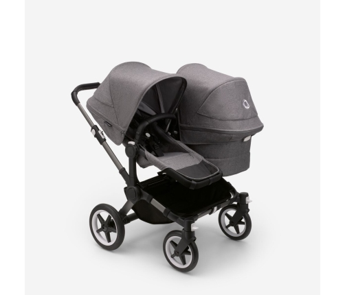 Bugaboo Donkey 5 DUO Grey Melange Grey frame Коляска для погодок Трансформер