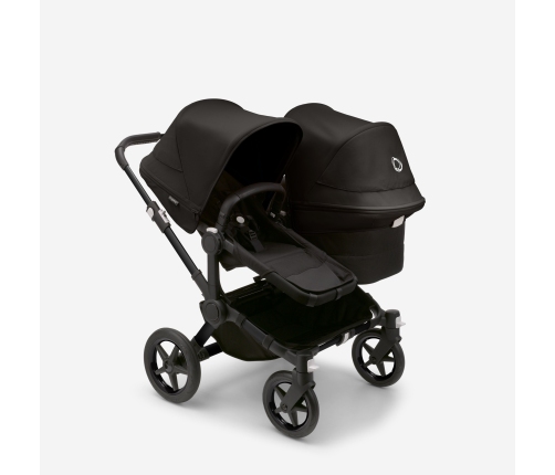 Bugaboo Donkey 5 DUO Midnight black Black frame Коляска для погодок Трансформер