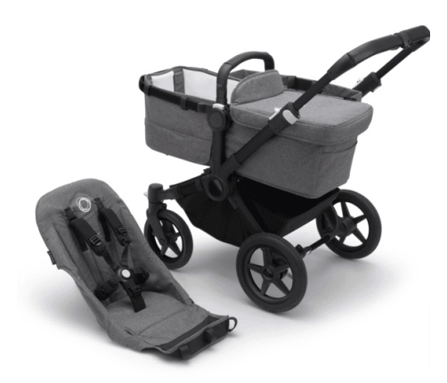 Bugaboo Donkey 5  Grey Melange Black frame Детская Коляска Трансформер 2в1 (без капюшона)