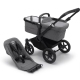 Bugaboo Donkey 5  Grey Melange Black frame Детская Коляска Трансформер 2в1 (без капюшона)