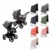 Bugaboo Donkey 5 Grey Melange Black frame Bērnu Ratiņi Transformeris 2in1 (bez jumta)