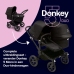 Bugaboo Donkey 5 Grey Melange Black frame Bērnu Ratiņi Transformeris 2in1 (bez jumta)