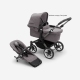 Bugaboo Donkey 5 Grey Melange Graphite frame Детская Коляска Трансформер 2в1 (без капюшона)