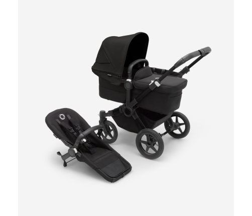 Bugaboo Donkey 5 Mono Midnight black Black frame Bērnu Ratiņi Transformeris 2in1