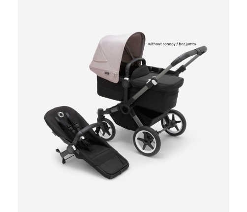 Bugaboo Donkey 5 Midnight black Graphite frame Bērnu Ratiņi Transformeris 2in1 (bez jumta)