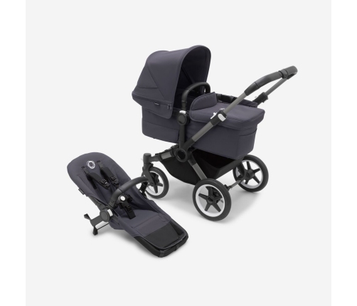 Bugaboo Donkey 5 Mono Stormy Blue Graphite frame Детская Коляска Трансформер 2в1