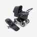 Bugaboo Donkey 5 Mono Stormy Blue Graphite frame Bērnu Ratiņi Transformeris 2in1