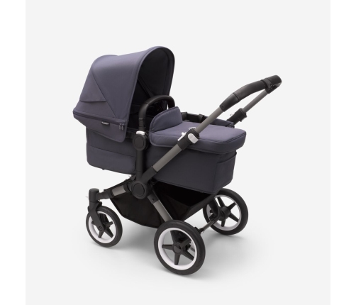 Bugaboo Donkey 5 Mono Stormy Blue Graphite frame Bērnu Ratiņi Transformeris 2in1